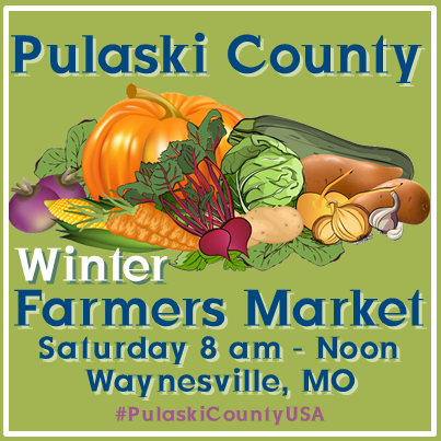 Pulaski County Farmers Market is held year round in Waynesville.