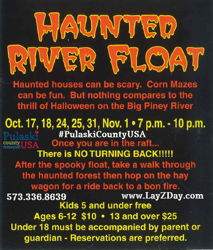 October Haunted River Floats