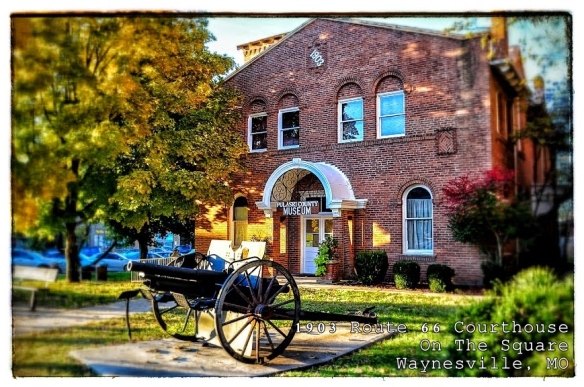 1903 Route 66 Courthouse in Waynesville, MO. Photograph by PicsByJax.