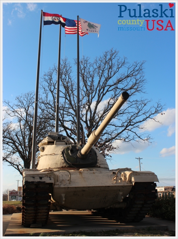 M-60 Tank at George M. Reed Roadside Park in Saint Robert, MO.