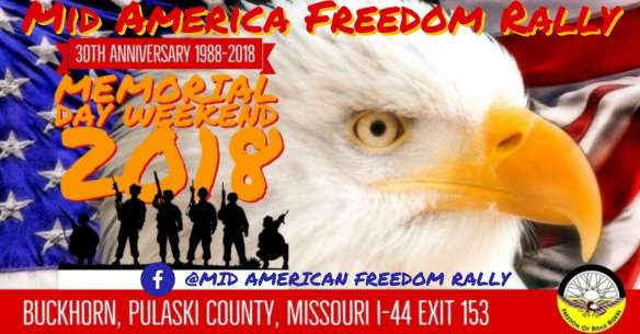 Mid America Freedom Rally has been a Memorial Day tradition for Midwest based motorcyclists for nearly three decades.